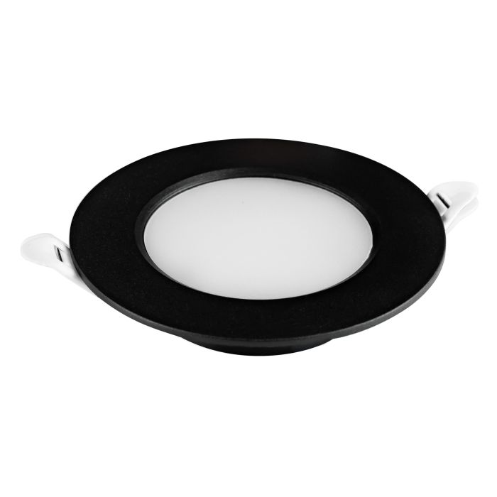 Світлодіодний світильник вбудований LED Horoz AURA-5 5W 6400K чорний