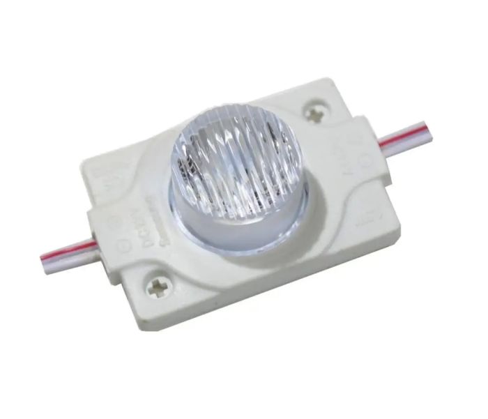 Світлодіодний модуль PROLUM SMD 3030 1 LED 12V 1,5 W з лінзою