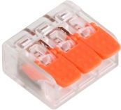 Клема швидкого монтажу Biom WT-463 3 входи 32A 400B 0.14-4mm