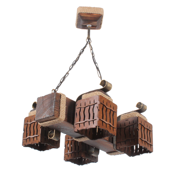 Люстра підвісна 4 плафона Е14 серії MINI шуба 163314