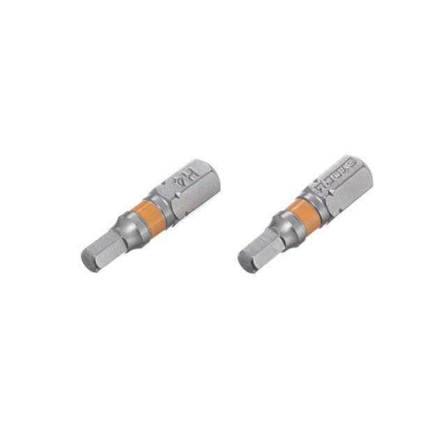 Комплект отверточних насадок Hex H4.0 1/4 ;* 25мм, S2, уп. 2 од., STORM INTERTOOL VT-0227