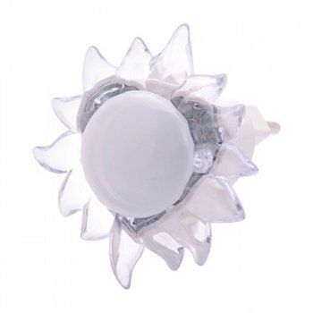 Нічник LED Horoz 0,4W 25Lm 220-240V 60x60мм. сонце синій