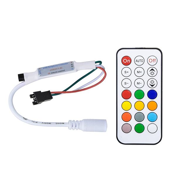 SMART RGB контролер PROLUM IR 21 key 1024px 5-24V S2812B; WS2811; WS2813; 6803; USC1903