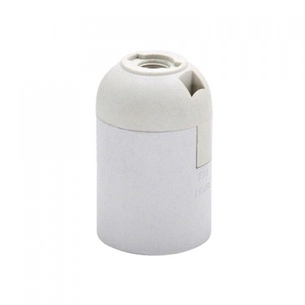 Патрон пластиковий Horoz Electric Е27 білий