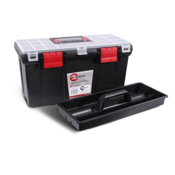 Ящик для інструментів 20.5 ;, 508*247*241 мм INTERTOOL BX-0205 Ящик для інструментів 20.5 ;, 508*247*241 мм INTERTOOL BX-0205