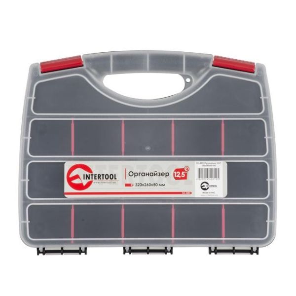 Органайзер 12.5 ; 320x260x50 мм INTERTOOL BX-4001 Органайзер 12.5 ; 320x260x50 мм INTERTOOL BX-4001