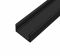 Профіль алюмінієвий BIOM врізний ЛПВ7B 7х16, чорний 1 м
