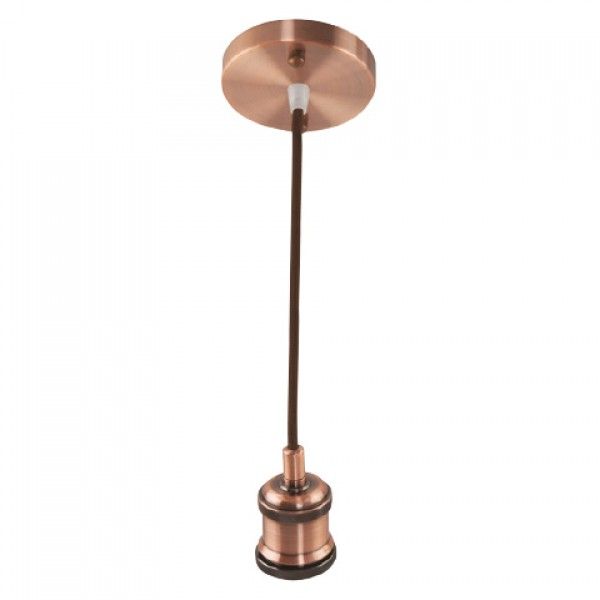 Світильник підвісний Horoz TESLA Е27 мідь