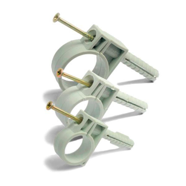 Обойма для труб ? 16 мм з ударним шурупом