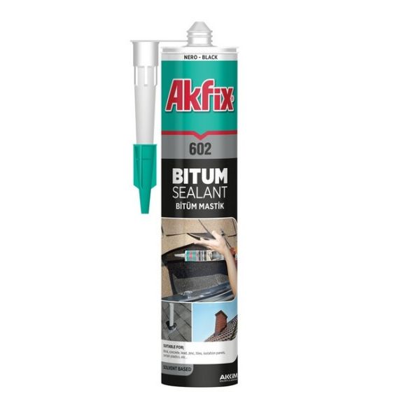 Герметик бітумний покрівельний  Akfix 602 310мл