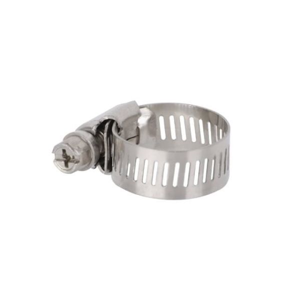 Хомут нержавіюча сталь 12,7 мм D 16-25 мм INTERTOOL TC-1116 Хомут нержавіюча сталь 12,7 мм D 16-25 мм INTERTOOL TC-1116