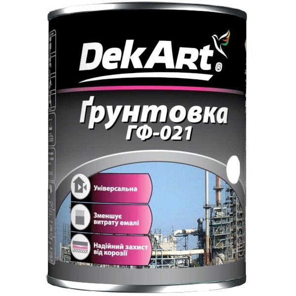 Грунтівка DekArt ГФ-021 сіра 0.9кг