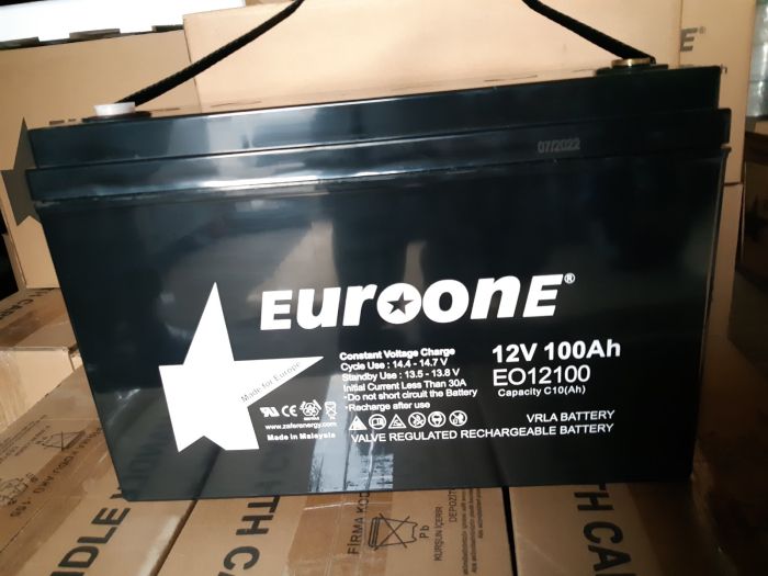 Акумулятор AGM EUROONE® 12V 100Ah VRLA.