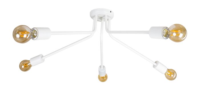 Люстра стельова Atma Light серії Loft Attic L-5 C400 White