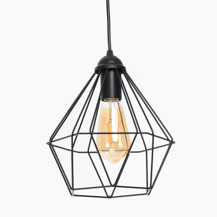 Люстра підвісна Atma Light серії Capella Crystal P235 Black