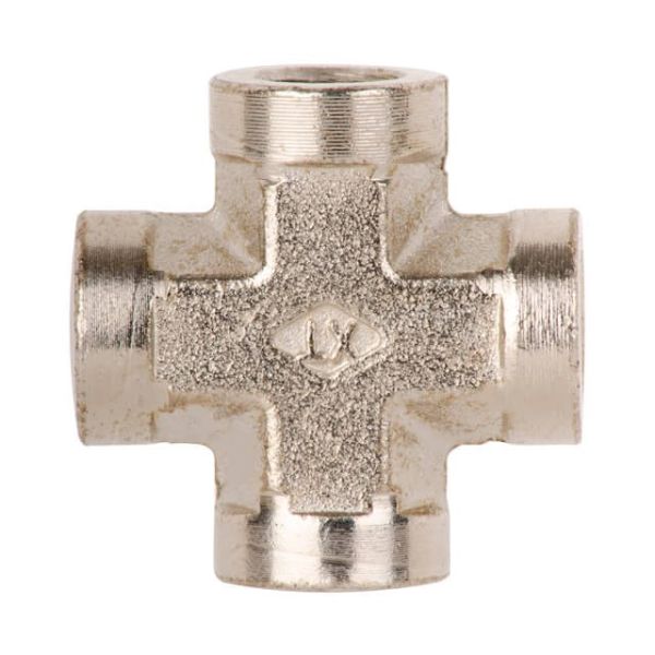 З'єднання хрестове зі внутрішньою різьбою 1/4 ; INTERTOOL PT-1864