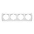 Рамка горизонтальна VIKO Carmen на 4 пости Біла(10)
