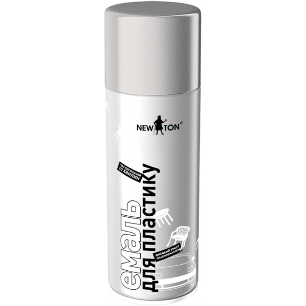 Спрей New Ton для пластику сріблястий 400мл